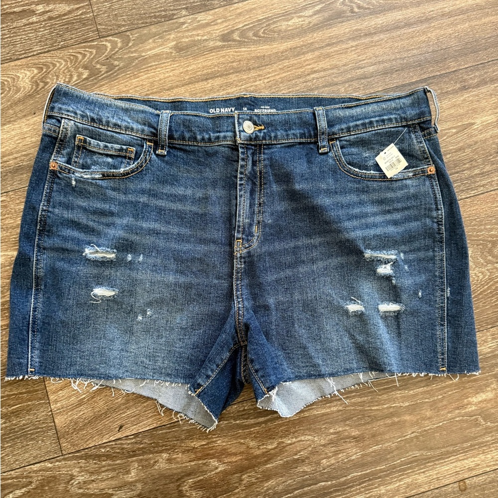 Old Navy Women's Distressed Blue Jean Shorts